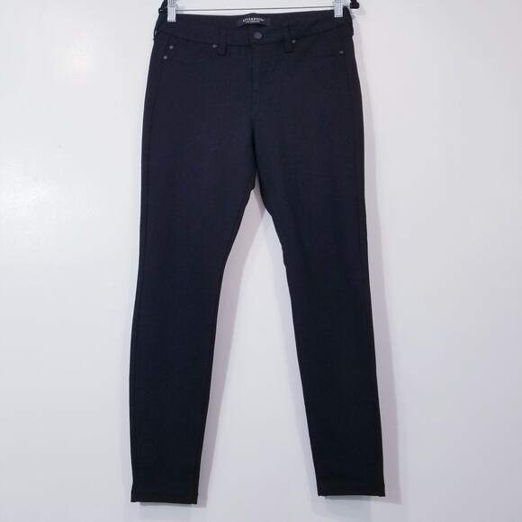 Liverpool Los Angeles Black High Rise Skinny Pants Stretchy Casual Travel Work - Picture 1 of 13